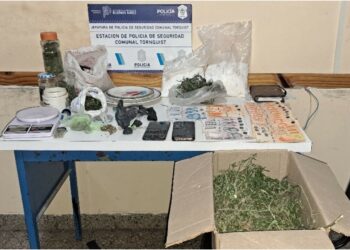 Allanamiento en Tornquist: un detenido por venta de drogas