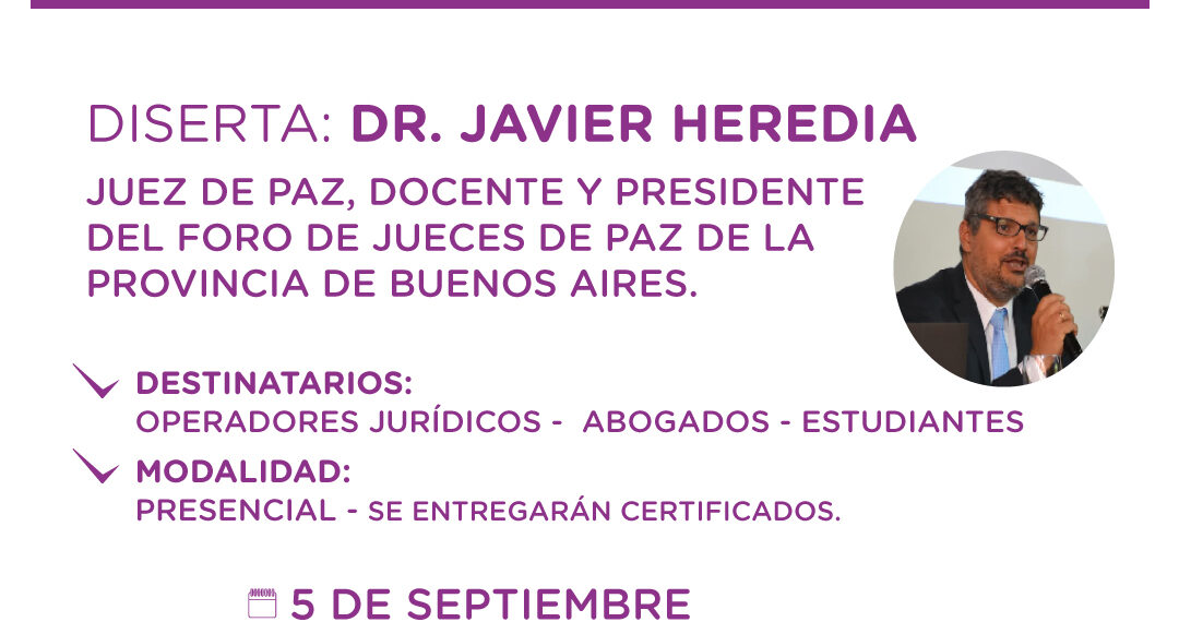 Charla ‘Nuevo proceso de alimentos en la Provincia de Bs As’