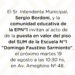 Invitación inauguración de la Puesta en Valor del Piso del SUM de la Escuela N° 1 “Domingo Faustino Sarmiento”