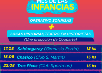 El ‘Mes de las Infancias’ llega con teatro en historietas y Operativo Sonrisas