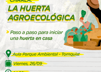 Viernes 26: Charla sobre Huerta Agroecológica en el Parque Ambiental