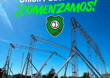 Campaña ‘Un metro cuadrado de hormigón’: Unión lanzó la construcción de sus canchas de padel