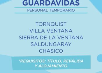 Incorporación de guardavidas para la temporada estival en el distrito