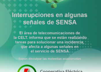 Interrupciones en algunas señales de SENSA