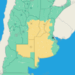 Emiten una alerta amarilla por tormentas para este sábado en Tornquist y gran parte de la Provincia