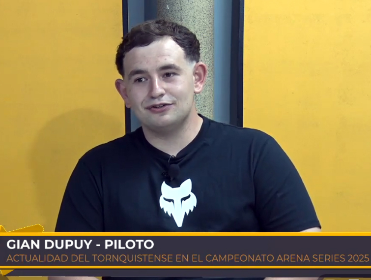 El tornquistense Gian Dupuy se afianza en el campeonato Arena Series 2025