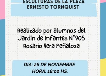 HCD: Reconocimiento al Jardín 905 por el proyecto educativo “Monumentos y Esculturas de la Plaza Ernesto Tornquist