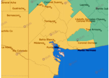 Alerta amarilla por tormentas para las primeras horas de este jueves en Bahía Blanca y la zona