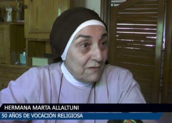 Hermana Marta Allaltuni: “Los 50 años son para agradecer y mirar cuánta presencia de Dios hubo en mi vida”