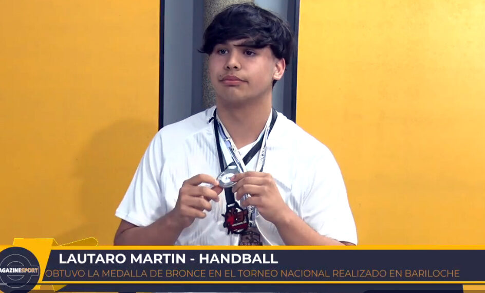  Handball: Excelente año de Lautaro Martin