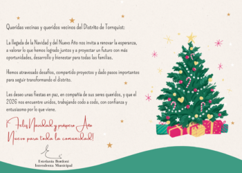 Saludo para estas fiestas de la Intendente Municipal