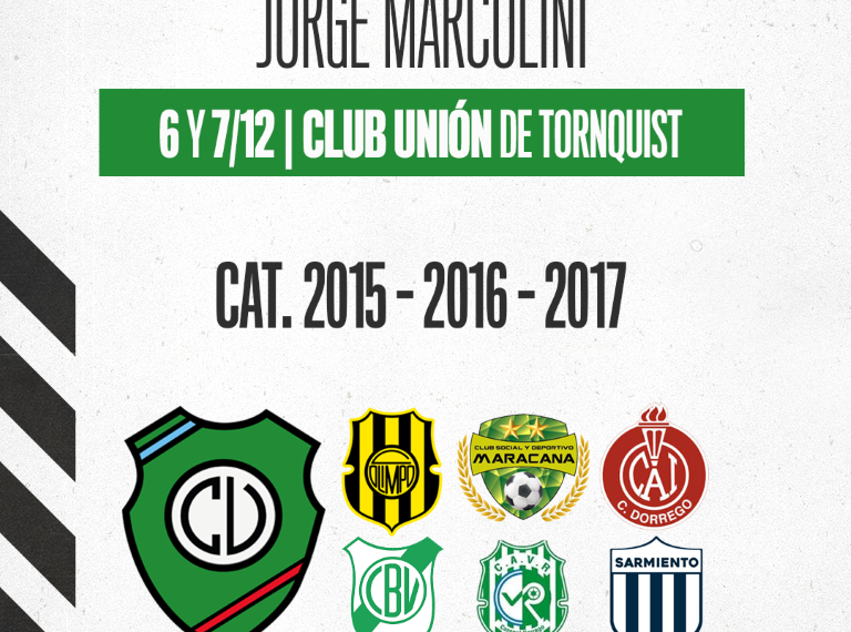 Fútbol: Unión realiza este fin de semana el Torneo ‘Jorge Marcolini’
