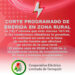 Corte programado de energía en un sector de la zona rural