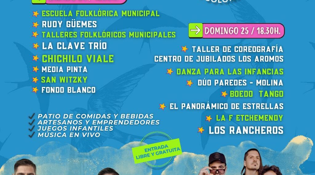 Villa Ventana se prepara para la 34º Fiesta Provincial de las Golondrinas
