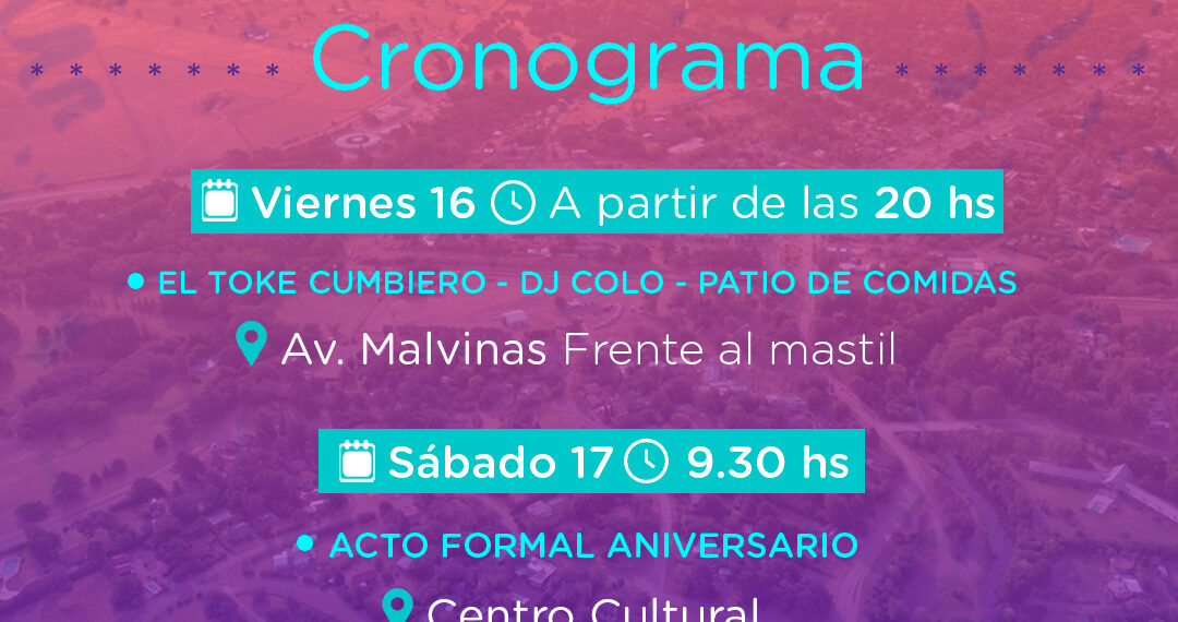 Sierra de la Ventana festeja el 118º Aniversario de su fundación