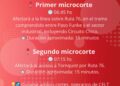 Microcortes de energía programados para éste sábado