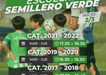 Fútbol: El Semillero Verde pone en marcha el 2026
