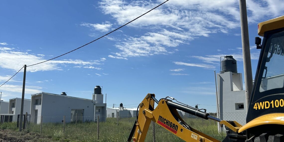 Avanza la dotación de servicios en la ampliación urbana de Tornquist