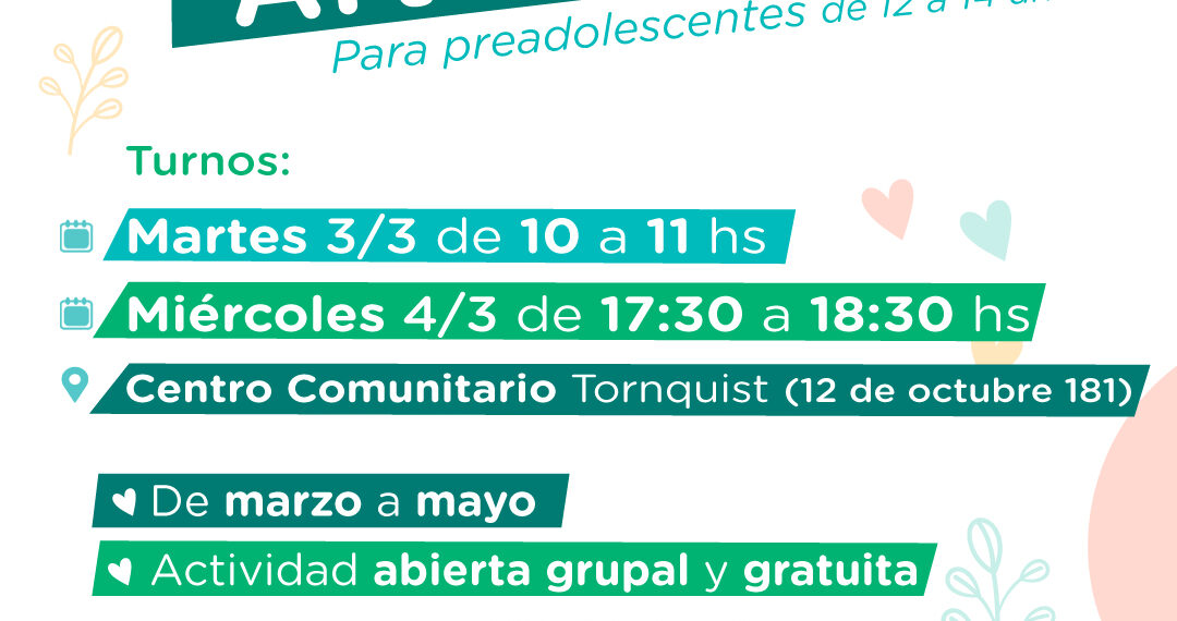Desde marzo se dictará un Taller de Arteterapia para adolescentes
