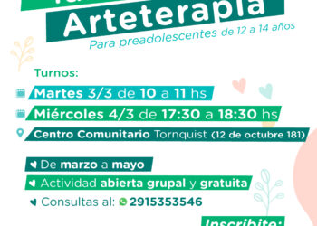Desde marzo se dictará un Taller de Arteterapia para adolescentes