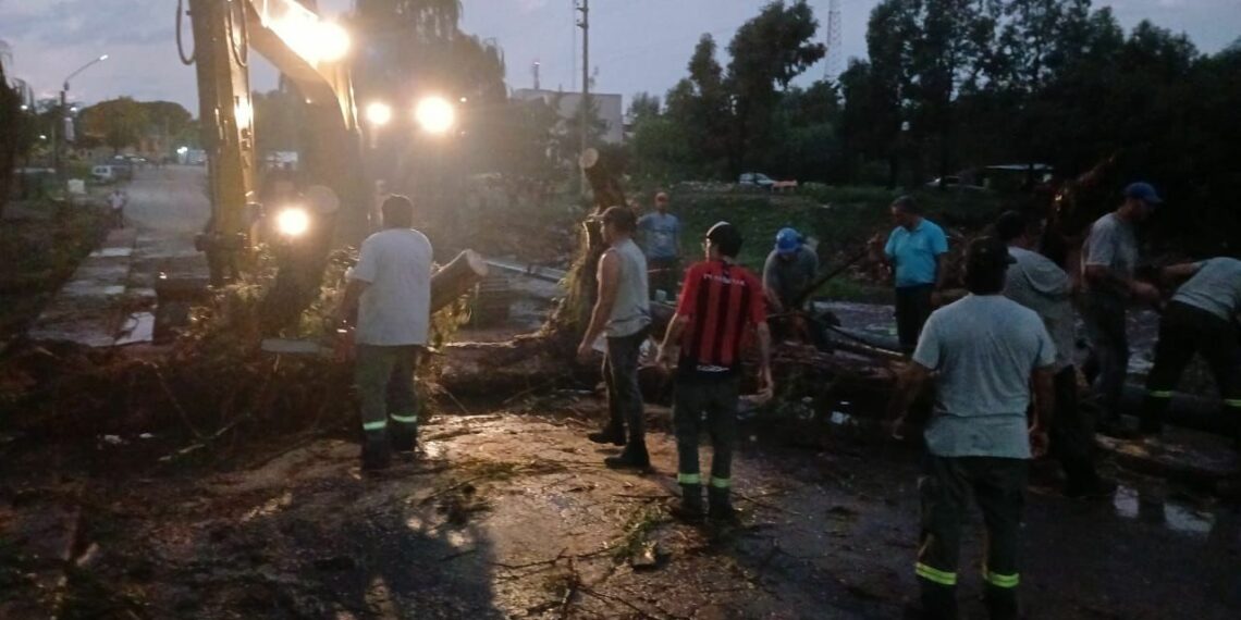 Continúan los trabajos en el acceso a Sierra de la Ventana