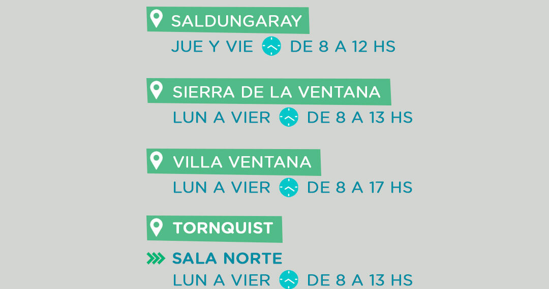 Comienza la campaña de vacunación antigripal en el distrito de Tornquist