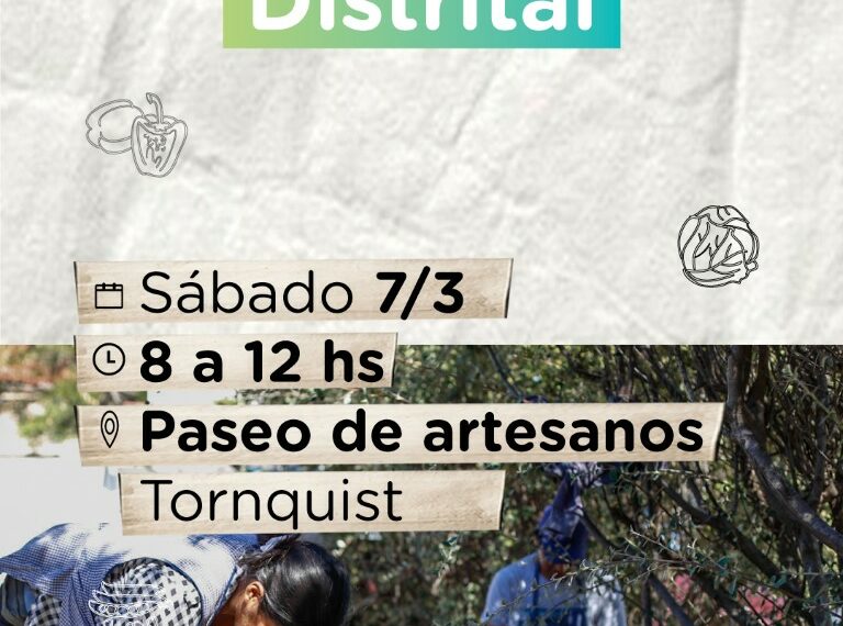 Feria Municipal Distrital, este sábado en Tornquist