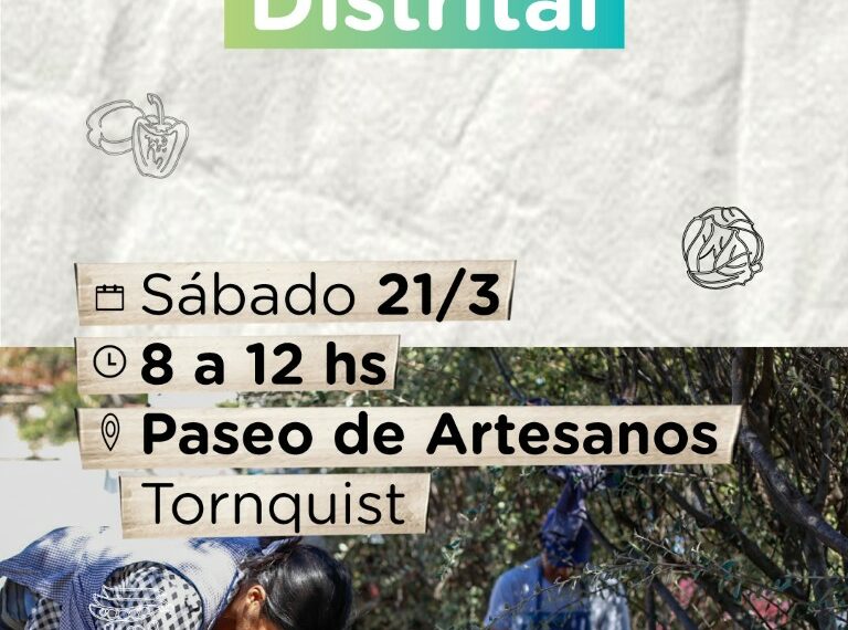 Feria Municipal Distrital, este sábado en Tornquist
