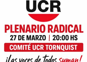 La UCR de Tornquist convoca a un plenario partidario para finales de marzo