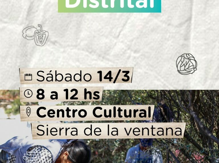 La Feria Municipal Distrital llega a Sierra de la Ventana
