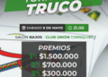 9 de mayo: Torneo de Truco en el Club Unión de Tornquist