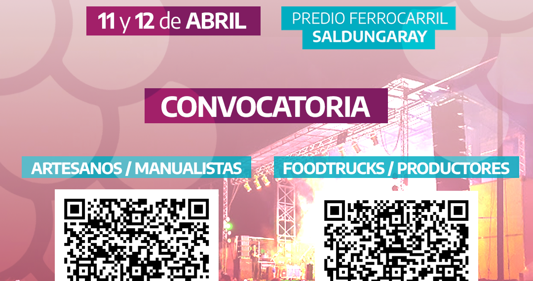 Convocatoria a productores, gastronómicos y artesanos para la 11º Fiesta Provincial de la Vendimia