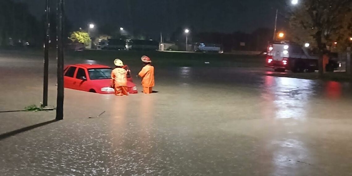 Intensas lluvias provocaron anegamientos en Coronel Suárez