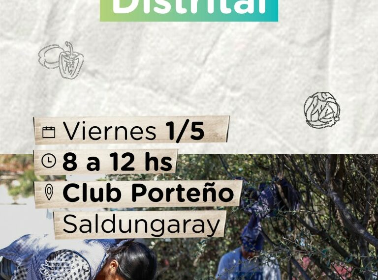 La Feria Municipal Distrital llega este viernes a Saldungaray
