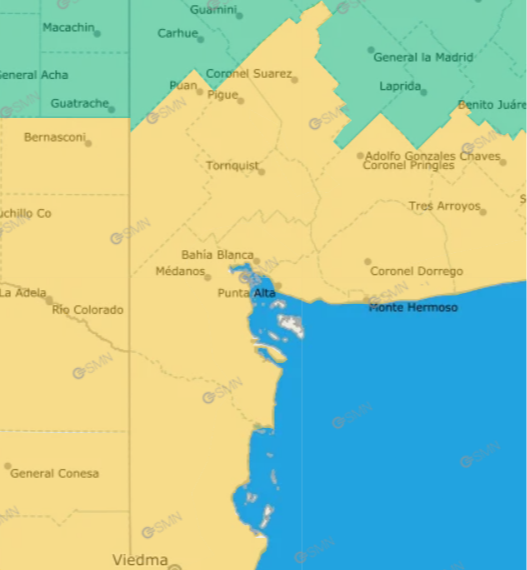 Nuevo alerta para Tornquist y la zona