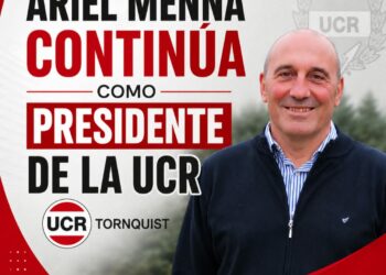 Ariel Mena resultó electo presidente de la UCR.