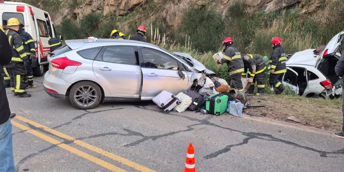 Fatal accidente en la Ruta 76 a la altura del Abra de la Ventana
