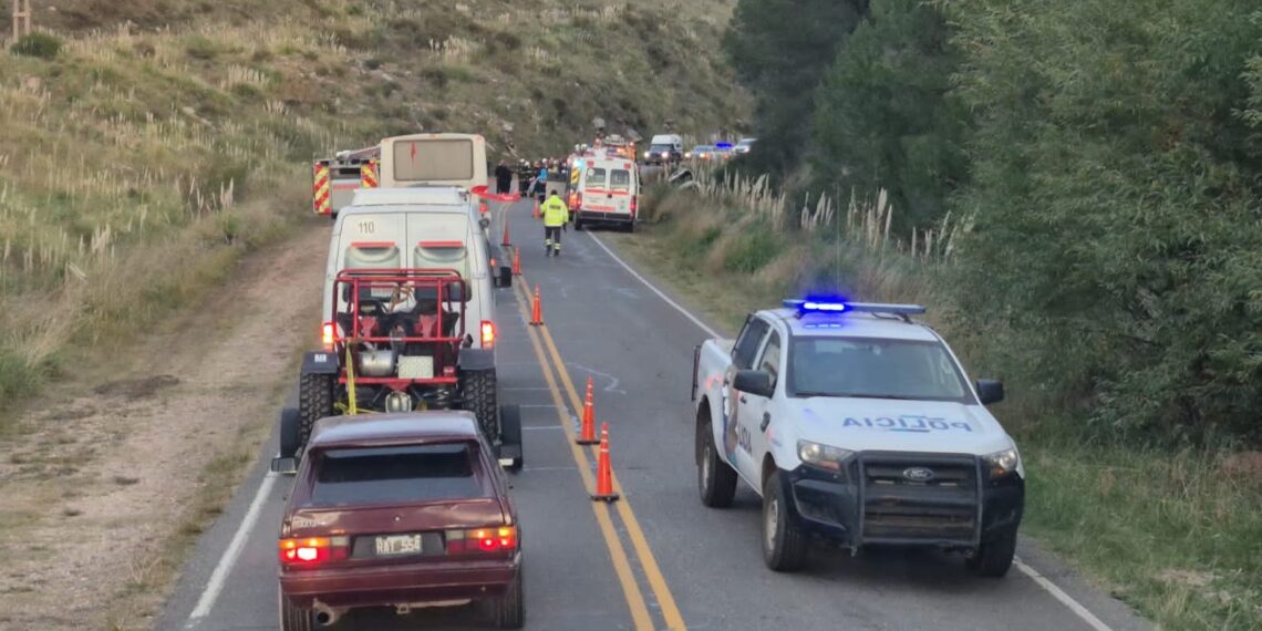 Fatal accidente en la Ruta 76 a la altura del Abra de la Ventana