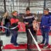 Se inauguró la primera cancha de blindex de Tornquist en el Club Papelero