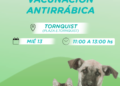 Miércoles 13: jornada de vacunación antirrábica en Tornquist