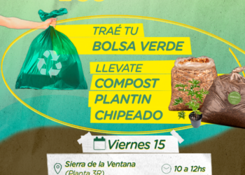 Se viene una jornada de ecocanje en Tornquist y Sierra de la Ventana