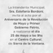 Invitación al acto por el Aniversario de la Revolución de Mayo
