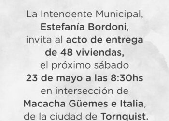 El acto de entrega de viviendas junto al Gobernador Axel Kicillof fue reprogramado para el sábado 23 de mayo