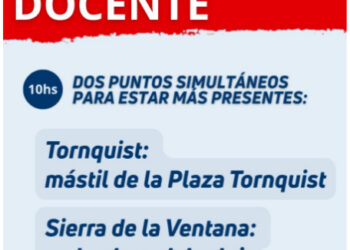 Paro Provincial Docente: Concentración y Micrófono abierto
