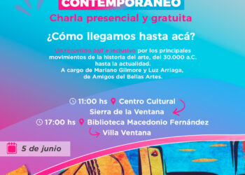 ‘Arte Contemporáneo: ¿Cómo llegamos hasta acá?’: Charla en Villa Ventana y Sierra de la Ventana