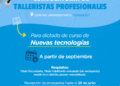 Convocatoria a talleristas profesionales para curso en el Centro Universitario Tornquist