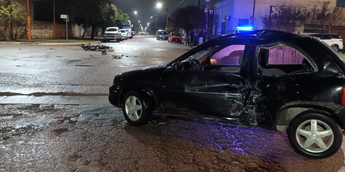 Grave accidente en el centro de Tornquist