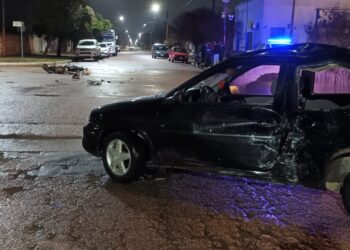 Grave accidente en el centro de Tornquist