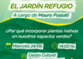 ‘El jardín refugio’, charla sobre plantas nativas en Sierra de la Ventana