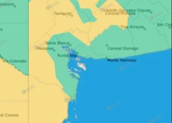 Alerta amarilla para gran parte del Sudoeste Bonaerense por lluvias